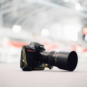 Black Nikon DSLR Camera